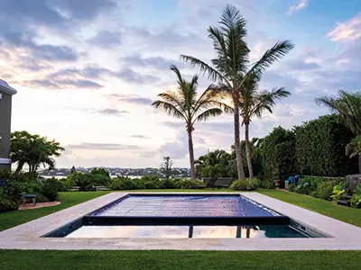 Automatic pool cover