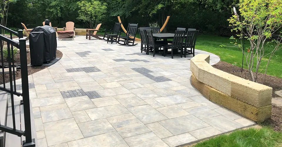 paver stone patio
