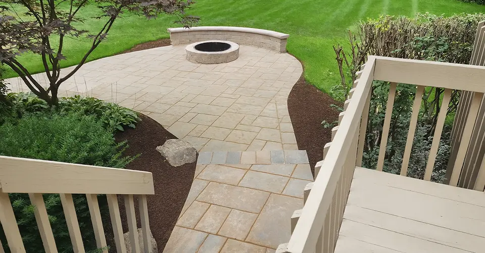 paver stone patio