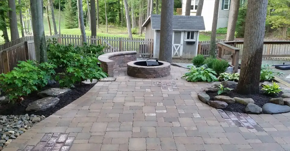 paver stone patio