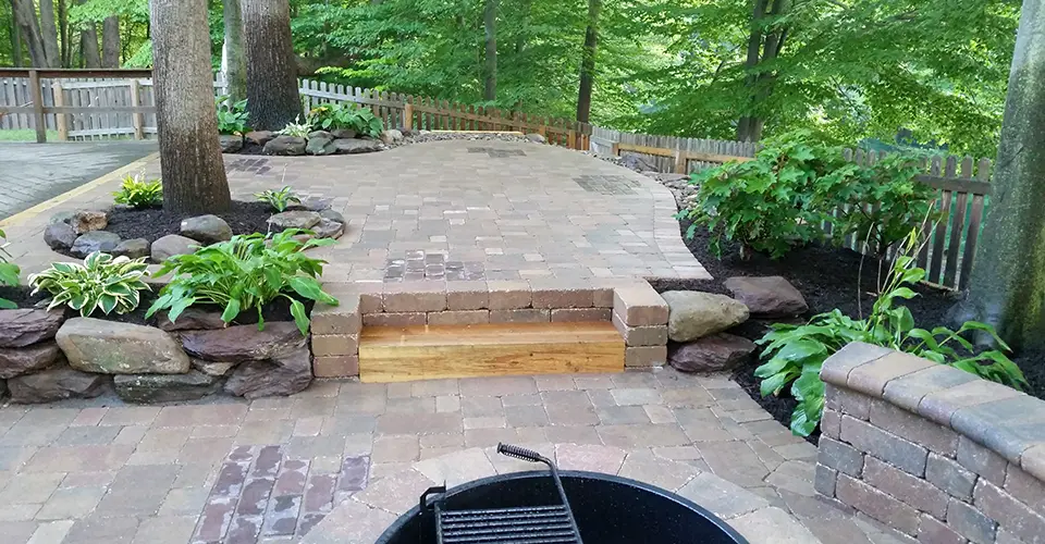 paver stone patio