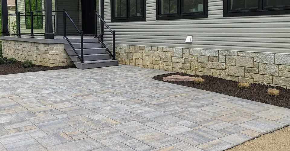 paver stone patio
